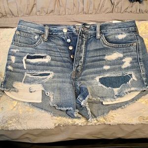 American Eagle Vintage High Rise Festival Shorts